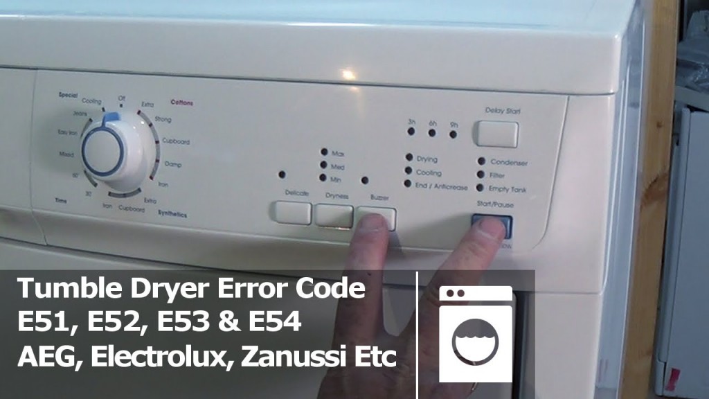 Bảng mã lỗi của máy giặt Electrolux P2