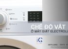 Chế độ vắt của máy giặt Electrolux